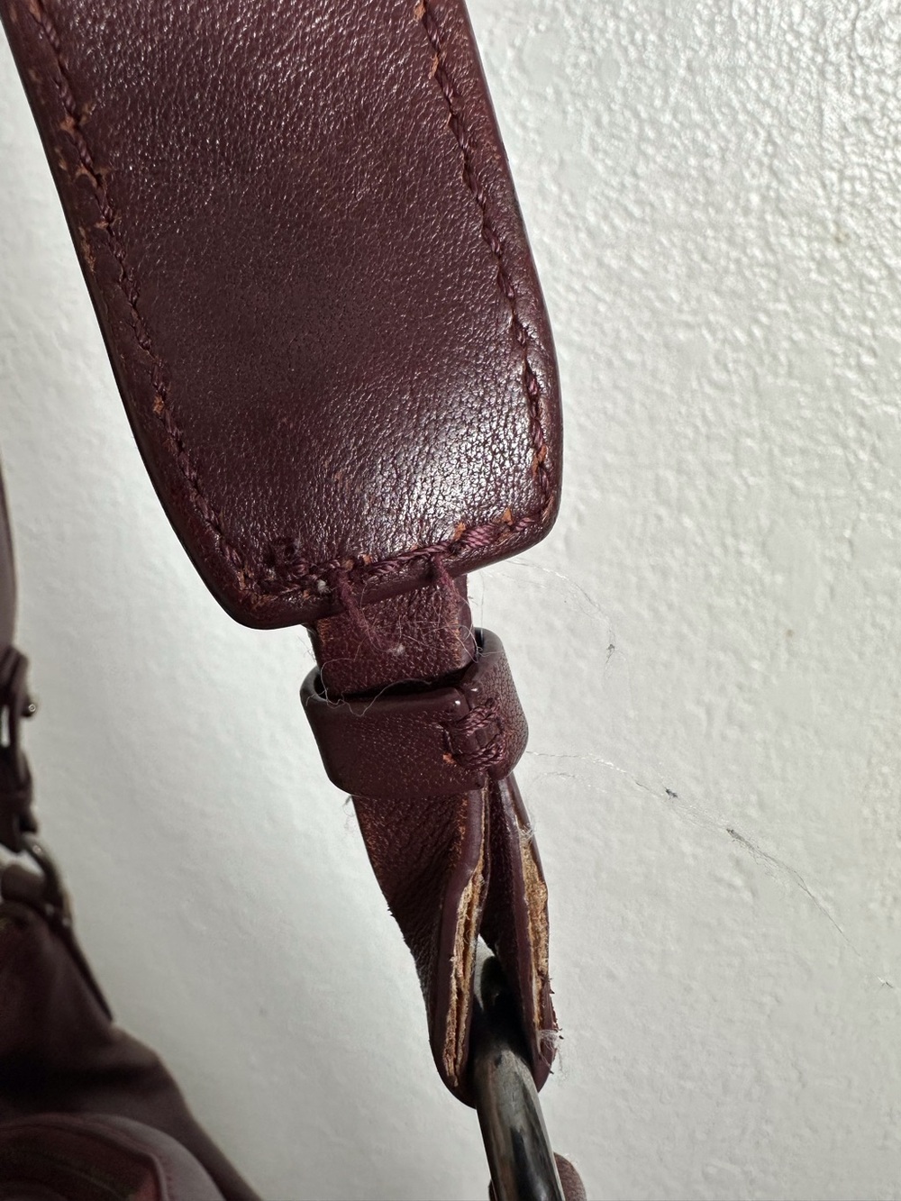 Frye Leather Lena Hobo Bag with shoulder Strap~ READ Description - Picture 13 of 14